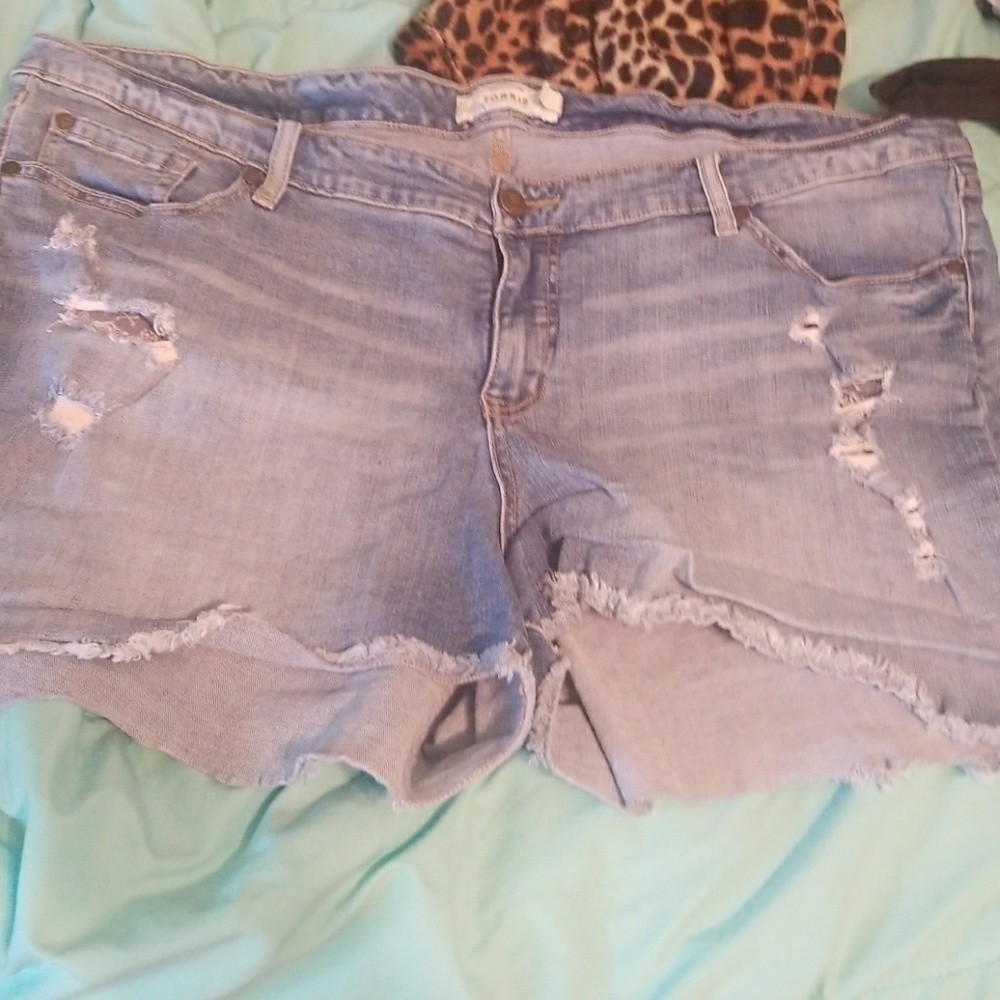Torrid jean shorts